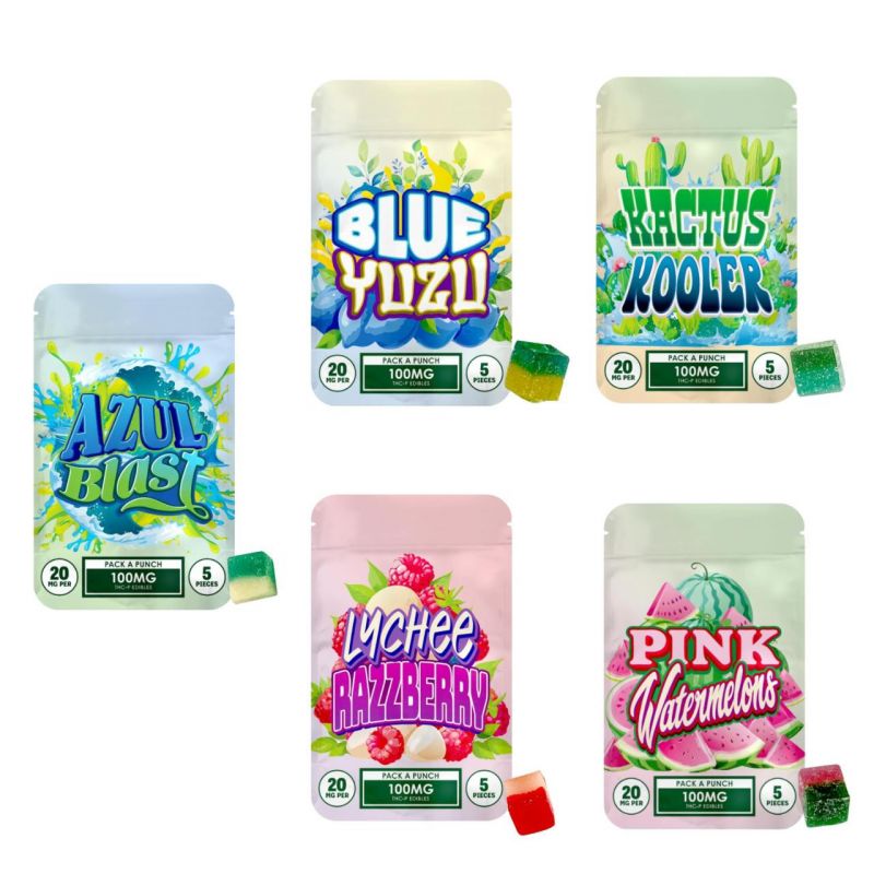 Hidden Hills Pack A Punch 20mg THCP Gummies 5ct 